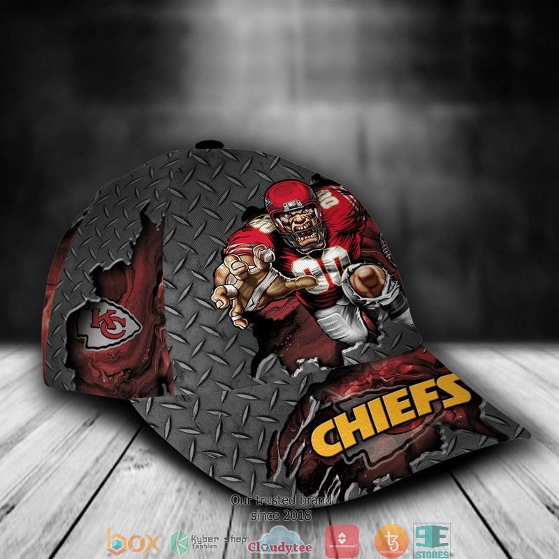 Kansas_City_Chiefs_Mascot_NFL_Custom_Name_Cap_1