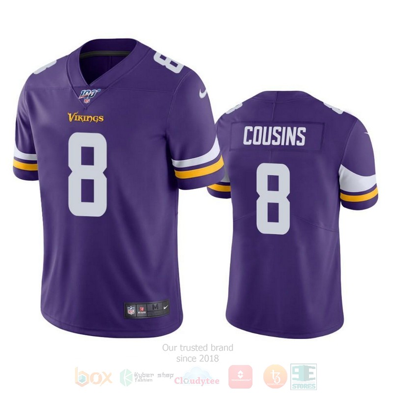 Kirk_Cousins_Minnesota_Vikings_Purple_Football_Jersey