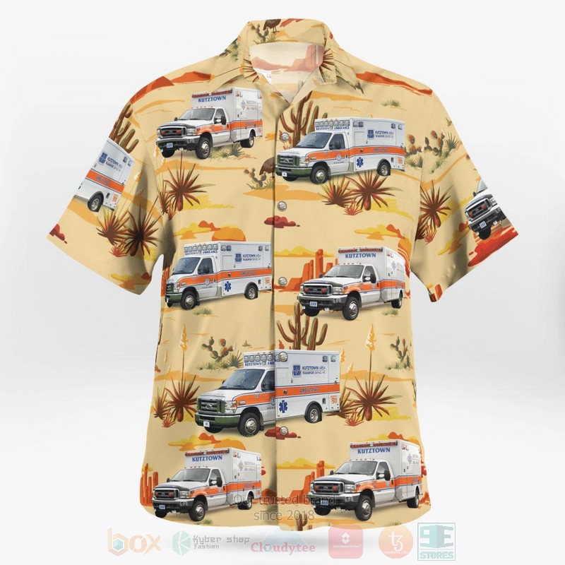 Kutztown_Ambulance_Kutztown_Pennsylvania_Hawaiian_Shirt_1