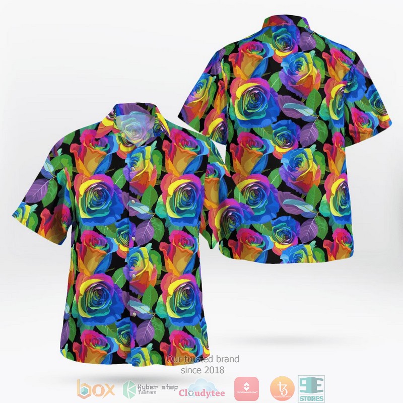 LGBT_Flower_Aloha_Shirt