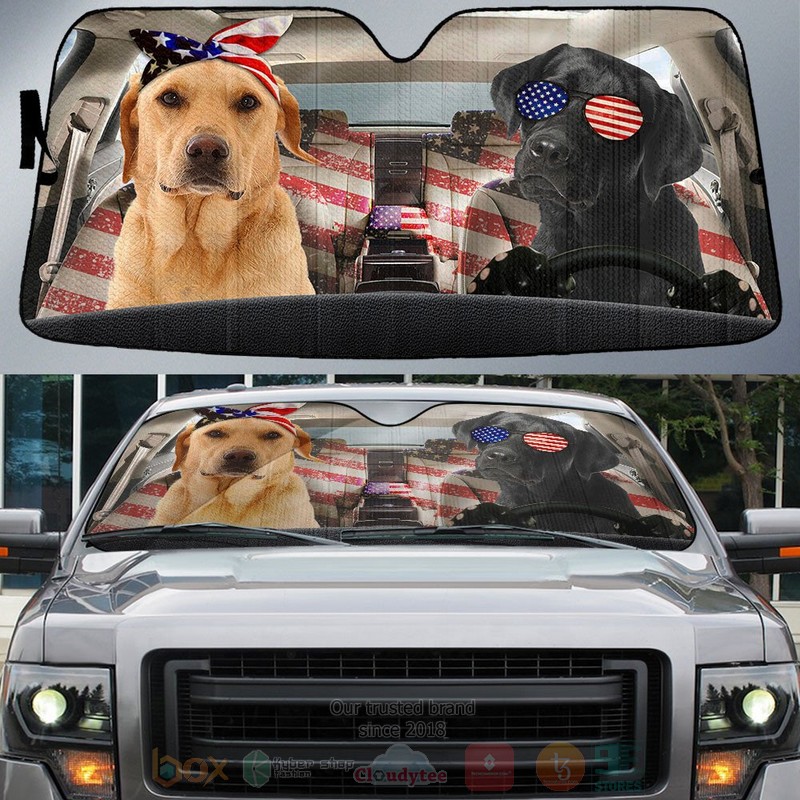 Labrador_Retriever_American_Flag_Independence_Day_Car_Sun_Shade