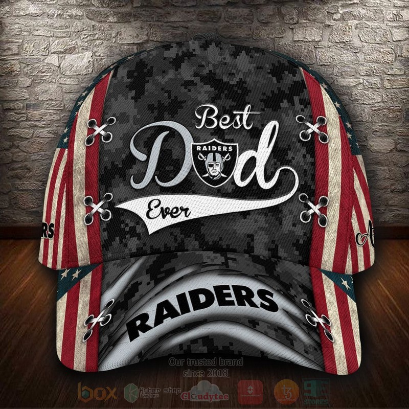 Las_Vegas_Raiders_Best_Dad_NFL_Custom_Name_Cap