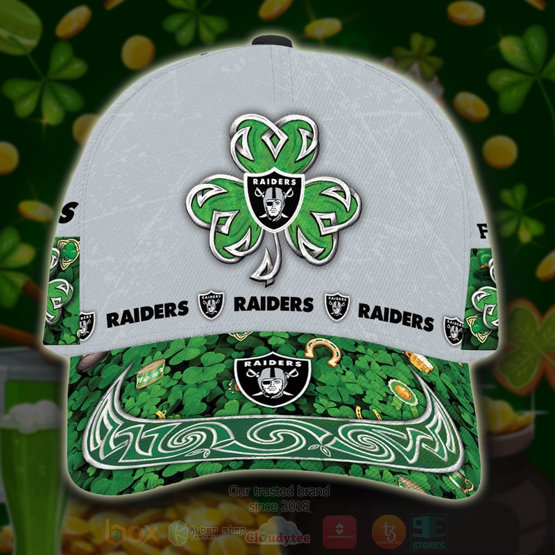 Las_Vegas_Raiders_St_Patrick_Day_NFL_Custom_Name_Cap