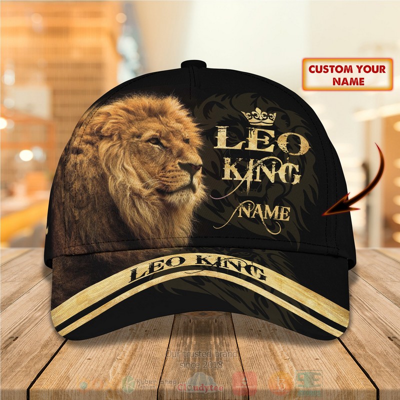 Leo_King_Custom_Name_T-Shirt