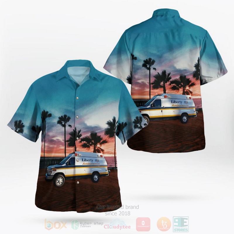 Liberty_Ambulance_Jacksonville_Florida_Hawaiian_Shirt