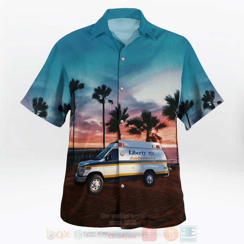 Liberty_Ambulance_Jacksonville_Florida_Hawaiian_Shirt_1