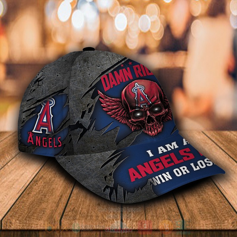 Los_Angeles_Angels_Skull_MLB_Custom_Name_Cap_1