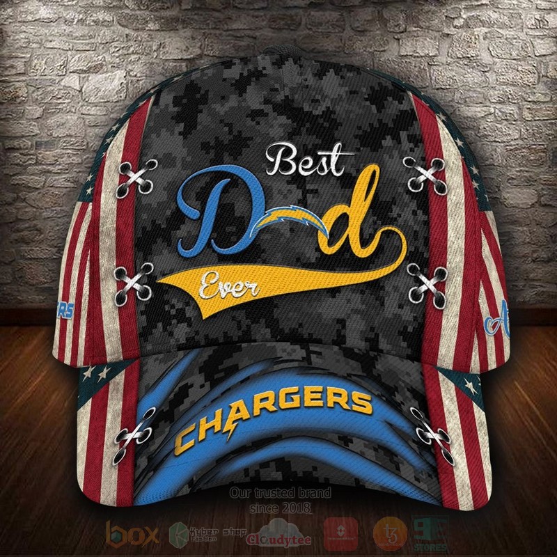 Los_Angeles_Chargers_Best_Dad_NFL_Custom_Name_Cap