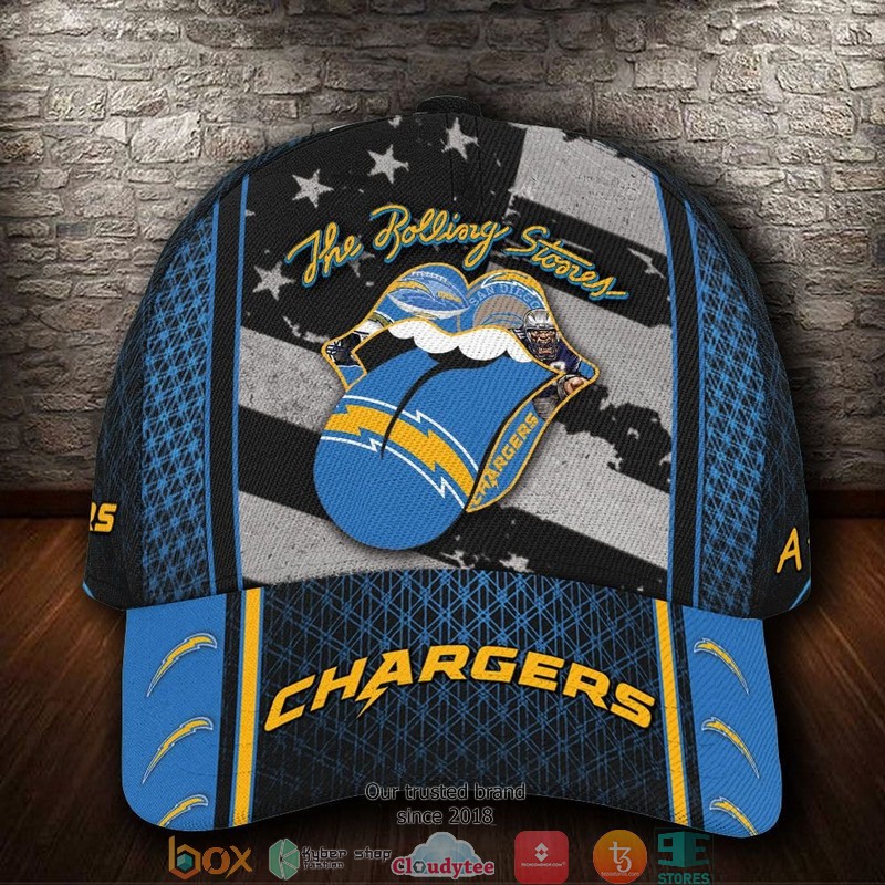 Los_Angeles_Chargers_The_Rolling_Stones_NFL_Custom_Name_Cap