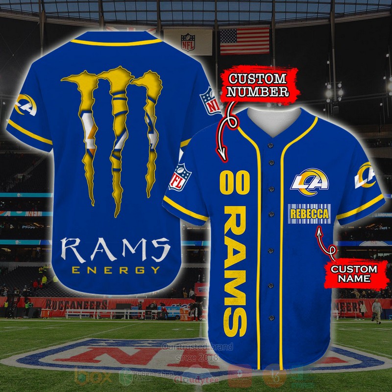 Los_Angeles_Rams_Monster_Energy_NFL_Personalized_Baseball_Jersey