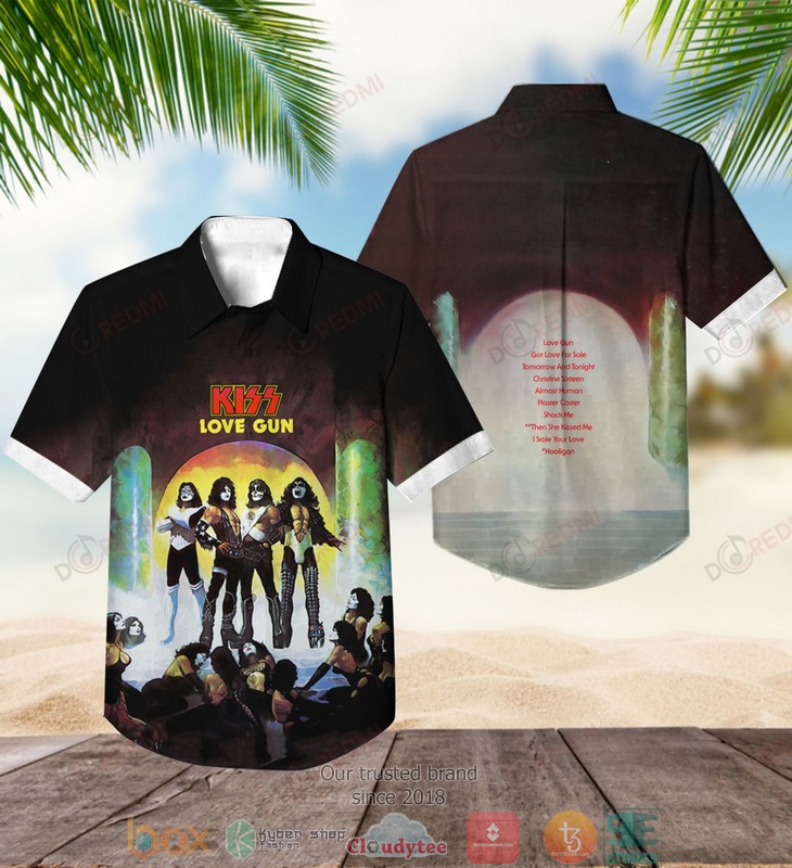 Kiss_band_Love_Gun_Short_Sleeve_Hawaiian_Shirt