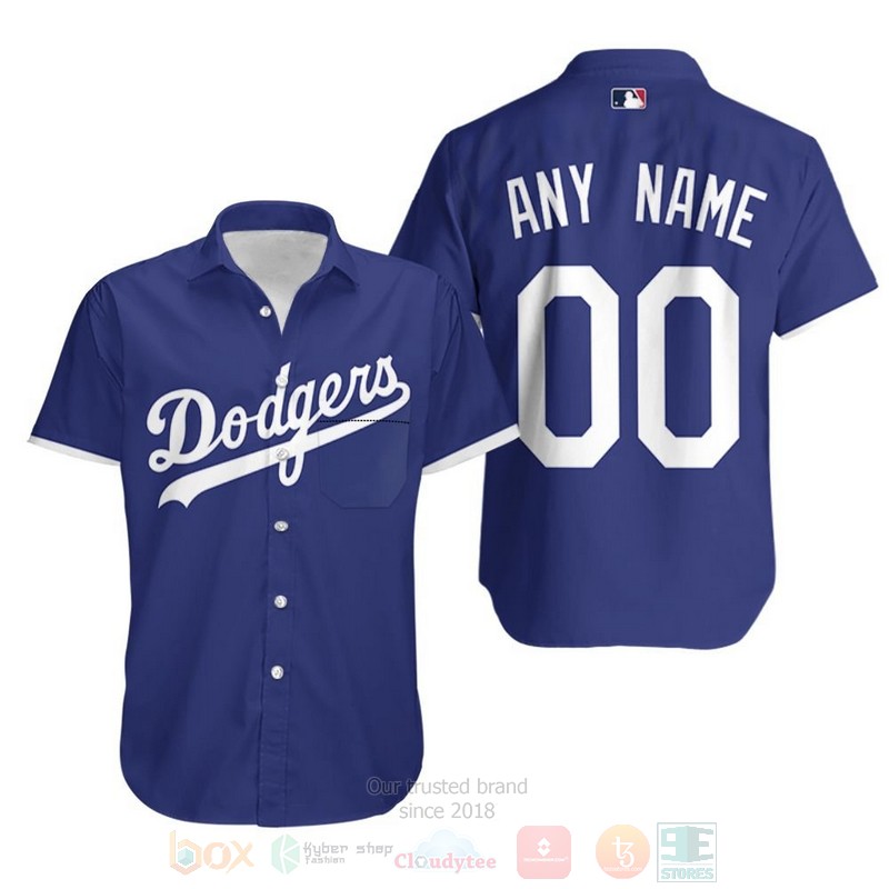 MLB_Personalized_Los_Angeles_Dodgers_2020_Alternative_Blue_Hawaiian_Shirt