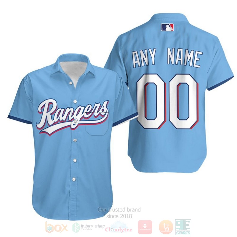 MLB_Personalized_Texas_Rangers_2020_Light_Blue_Hawaiian_Shirt