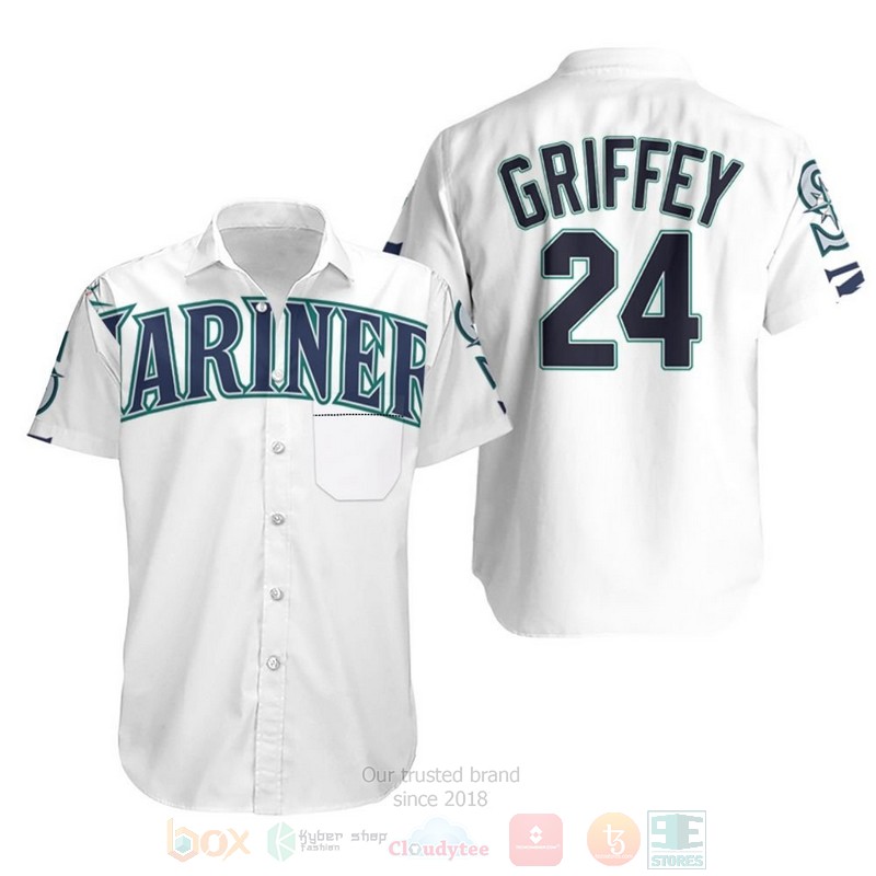 MLB_Seattle_Mariners_Ken_Griffey_Jr_24_2020_White_Hawaiian_Shirt