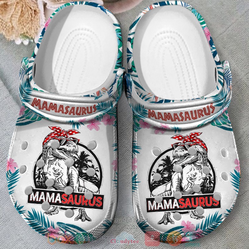 Mamasaurus_T_rex_Mama_Saurus_flowers_Crocs_Crocband_Shoes_1
