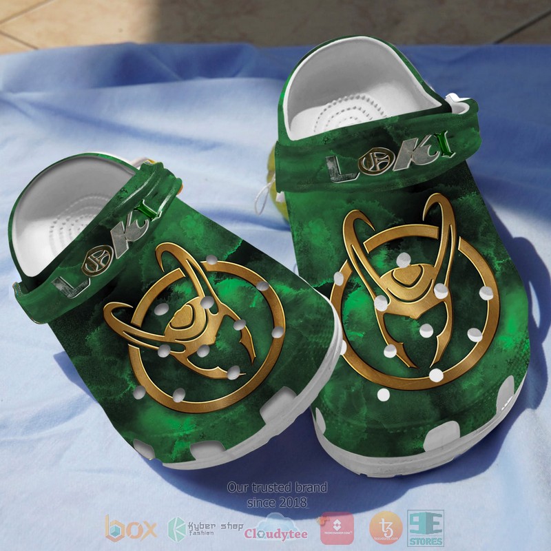 Marvel_Loki_green_Crocs_Crocband_Shoes