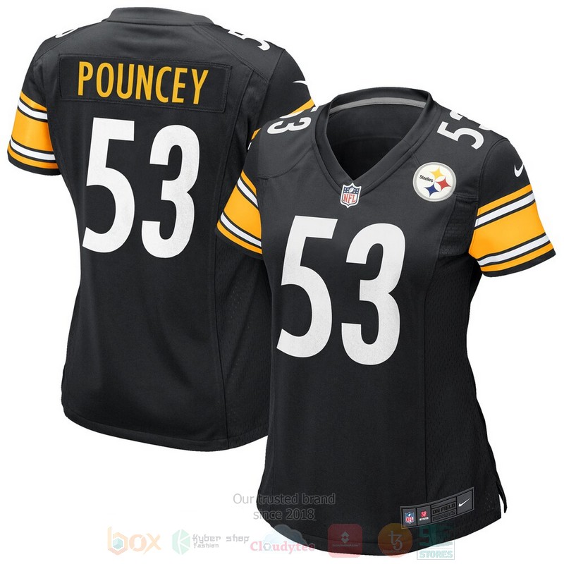 Maurkice_Pouncey_Black_Pittsburgh_Steelers_Football_Jersey