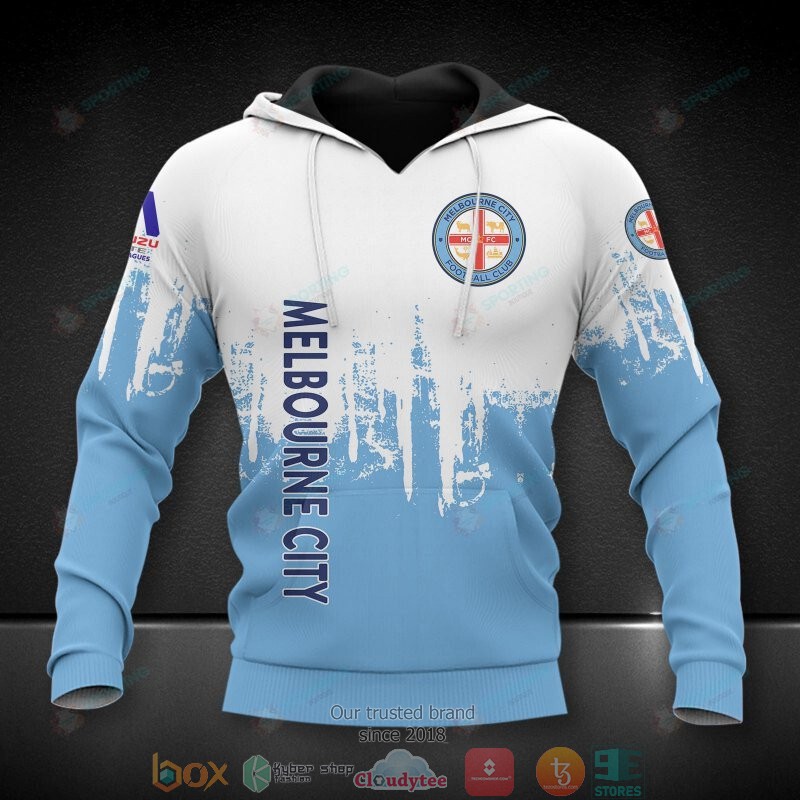 Melbourne_City_FC_blue_white_3D_Shirt_Hoodie