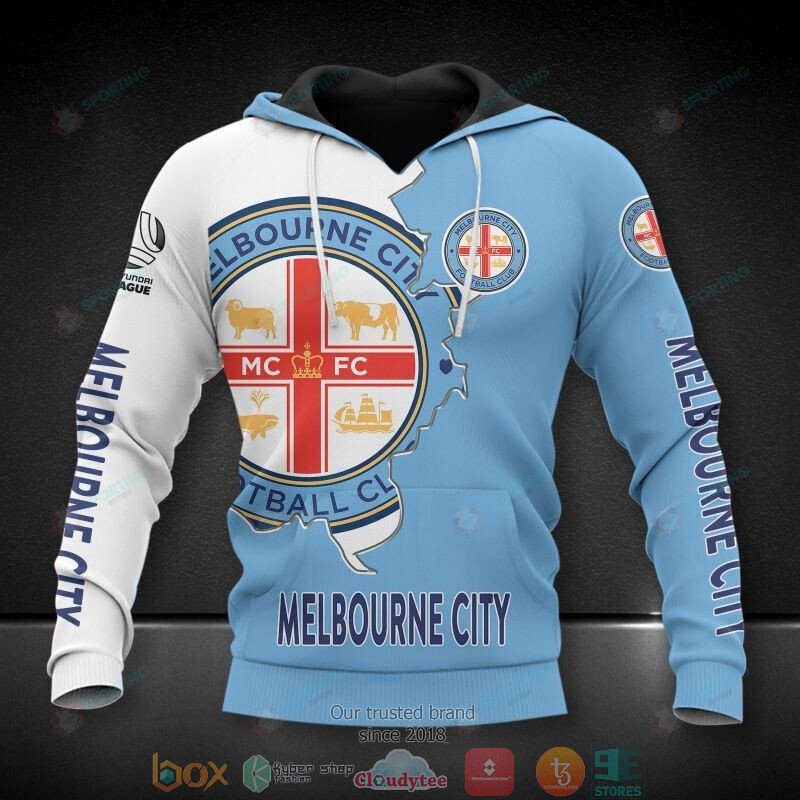 Melbourne_City_FC_logo_3D_Shirt_Hoodie