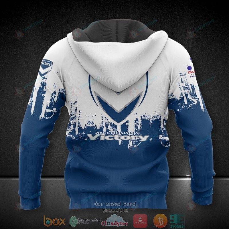 Melbourne_Victory_white_blue_3D_Shirt_Hoodie_1