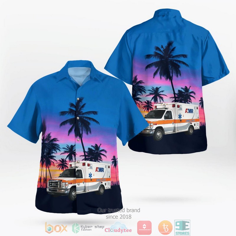 Memphis_Tennessee_AMR_Ambulance_Hawaiian_Shirt