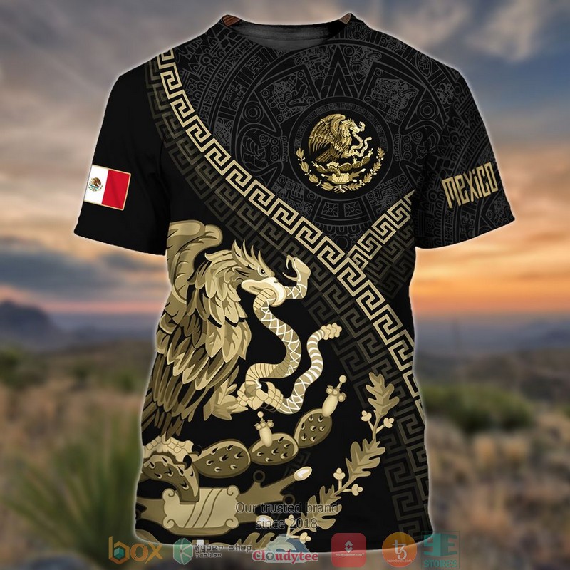 Mexican_Coat_of_Arms_Tribal_3D_shirt_hoodie