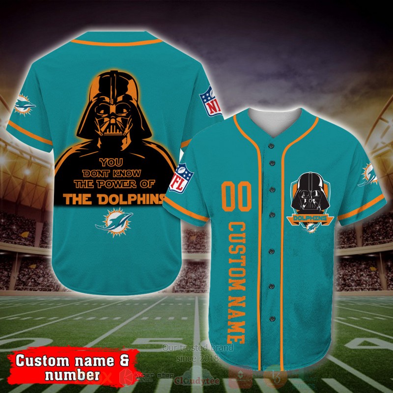 Miami_Dolphins_Darth_Vader_NFL_Personalized_Baseball_Jersey