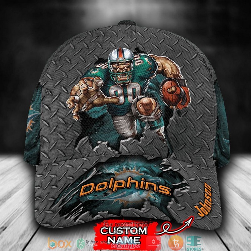 Miami_Dolphins_Mascot_NFL_Custom_Name_Cap