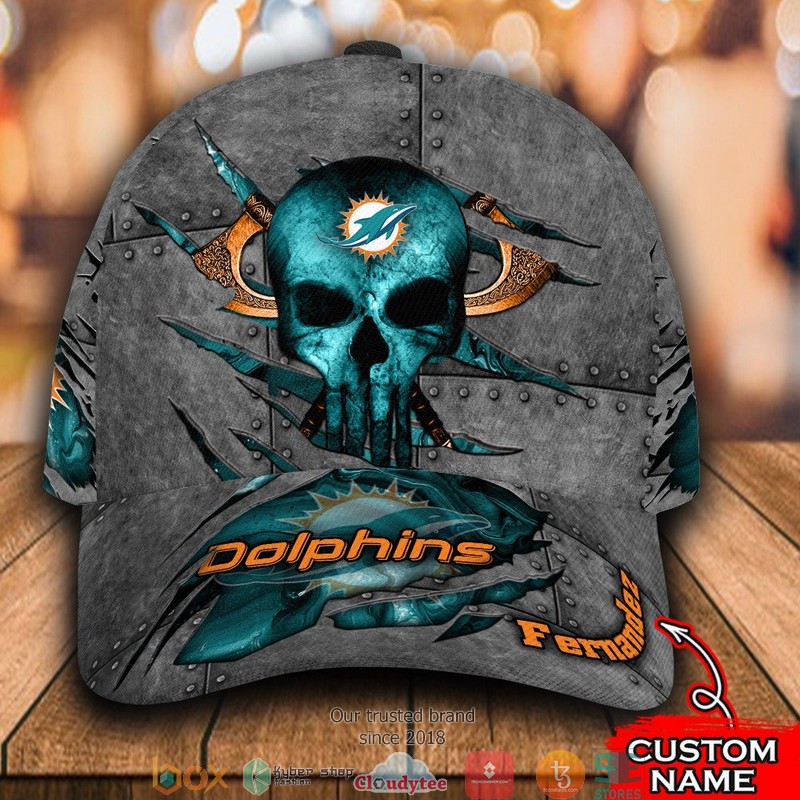 Miami_Dolphins_Skull_NFL_Custom_Name_Cap