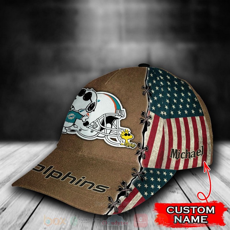 Miami_Dolphins_Snoopy_NFL_Custom_Name_Cap_1