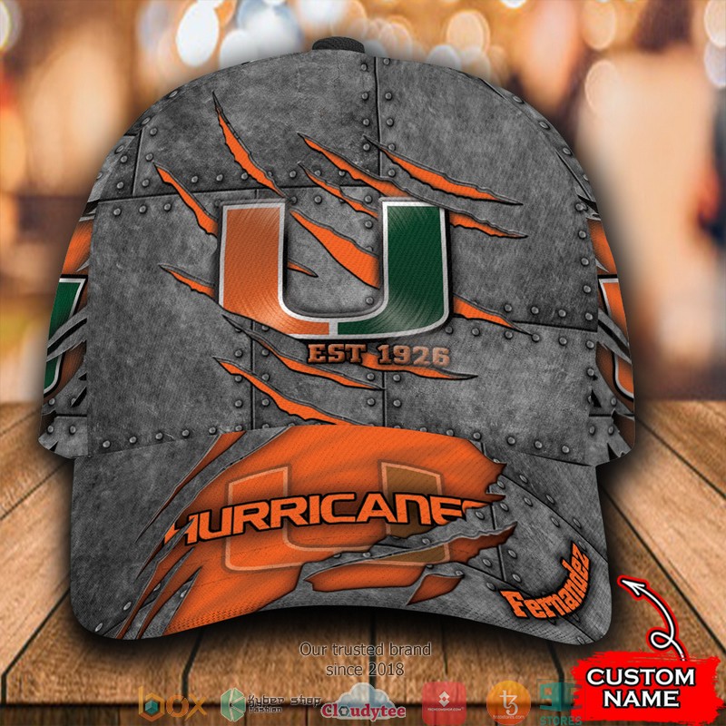 Miami_Hurricanes_Luxury_NCAA1_Custom_Name_Cap