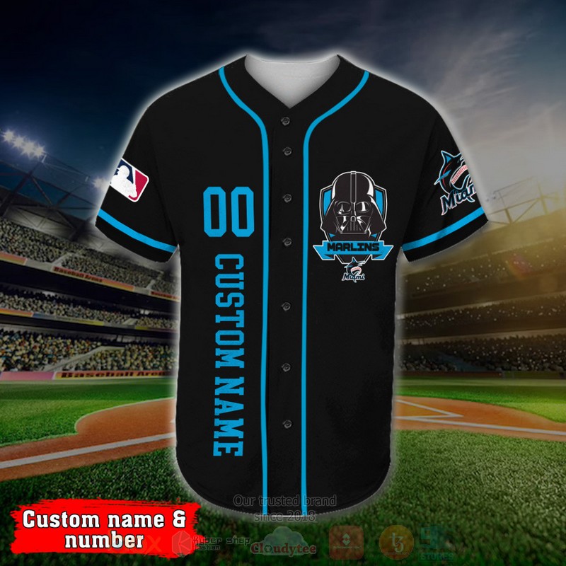 Miami_Marlins_Darth_Vader_MLB_Personalized_Baseball_Jersey_1