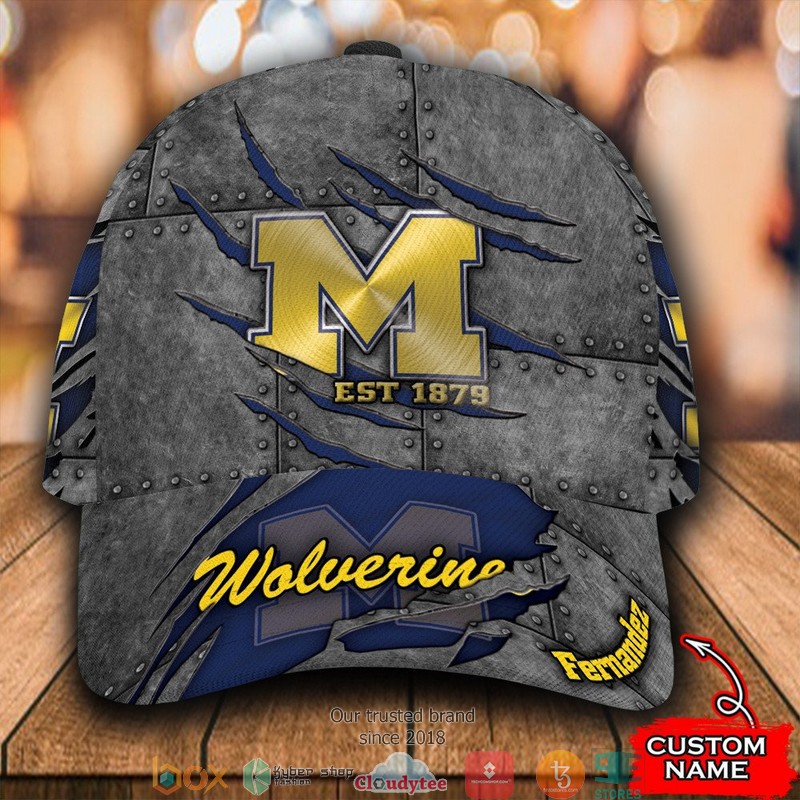 Michigan_Wolverines_Luxury_NCAA1_Custom_Name_Cap