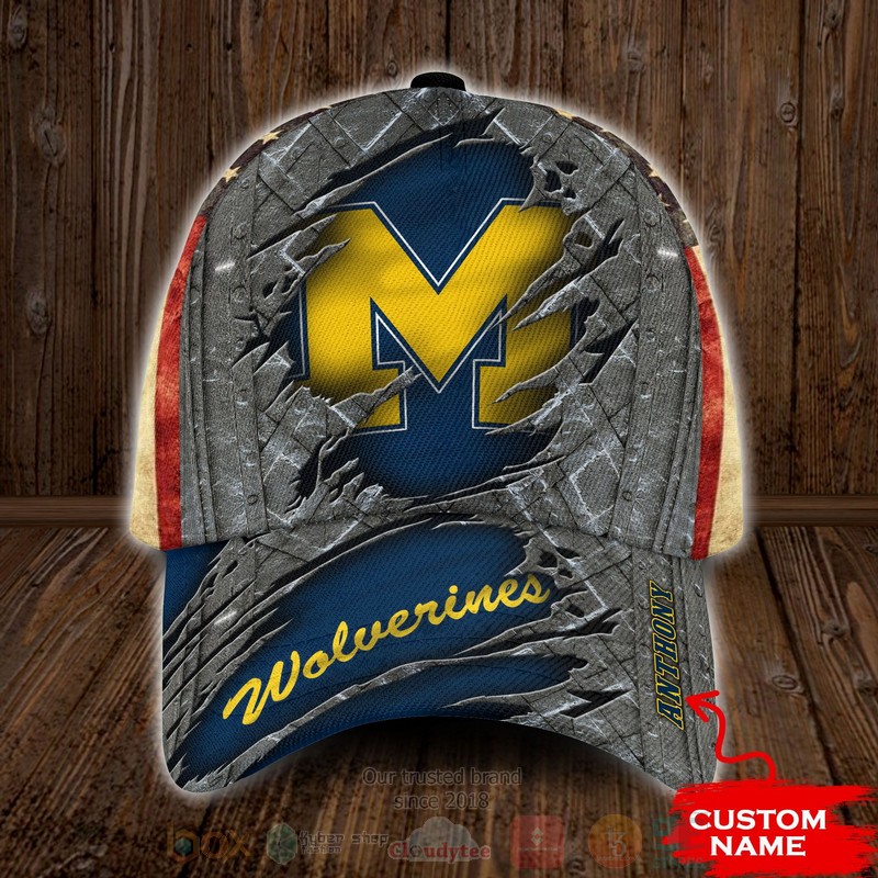 Michigan_Wolverines_NCAA_Custom_Name_Cap
