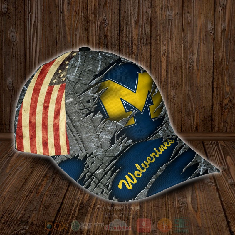 Michigan_Wolverines_NCAA_Custom_Name_Cap_1