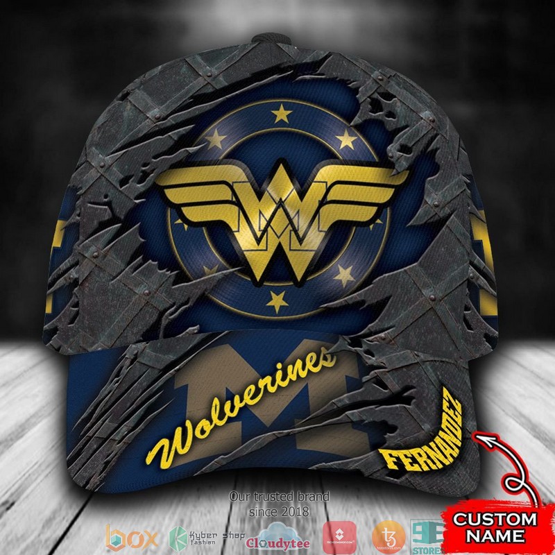 Michigan_Wolverines_Wonder_Wonman_NCAA1_Custom_Name_Cap