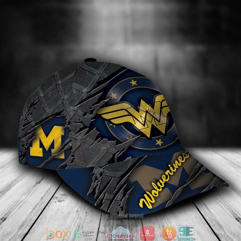 Michigan_Wolverines_Wonder_Wonman_NCAA1_Custom_Name_Cap_1