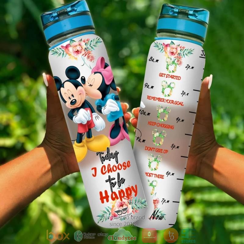 Mickey_Mouse_Couple_Today_I_Choose_Happy_Water_Bottle
