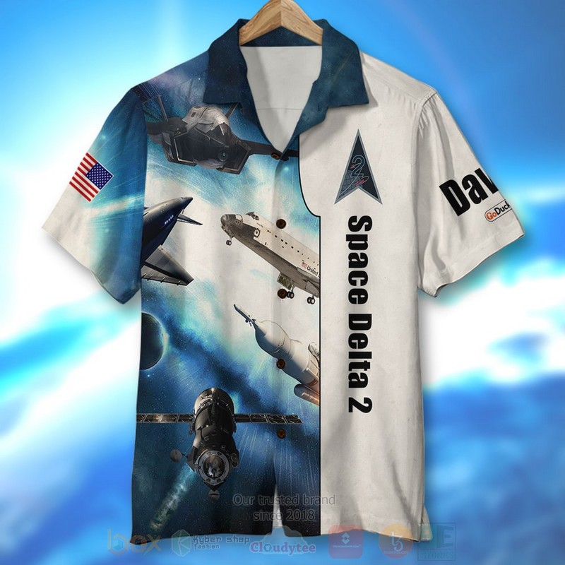 Military_Spaceship_Spacecraft_Space_Shuttle_Custom_Name_Hawaiian_Shirt_1