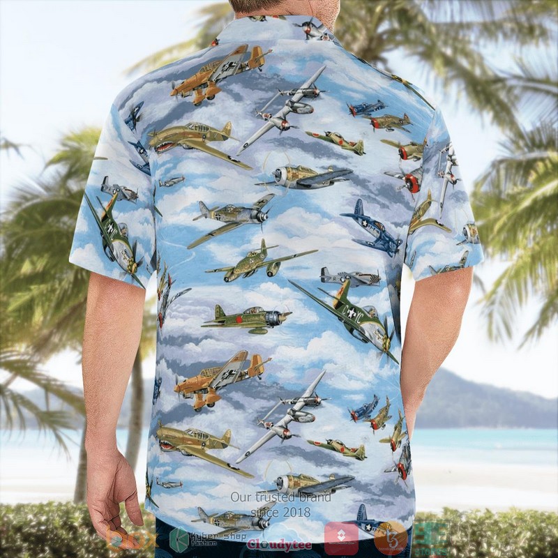 Military_Warbirds_WWII_Planes_Hawaiian_Shirt_1