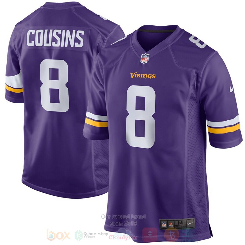 Minnesota_Vikings_Kirk_Cousins_Purple_Football_Jersey