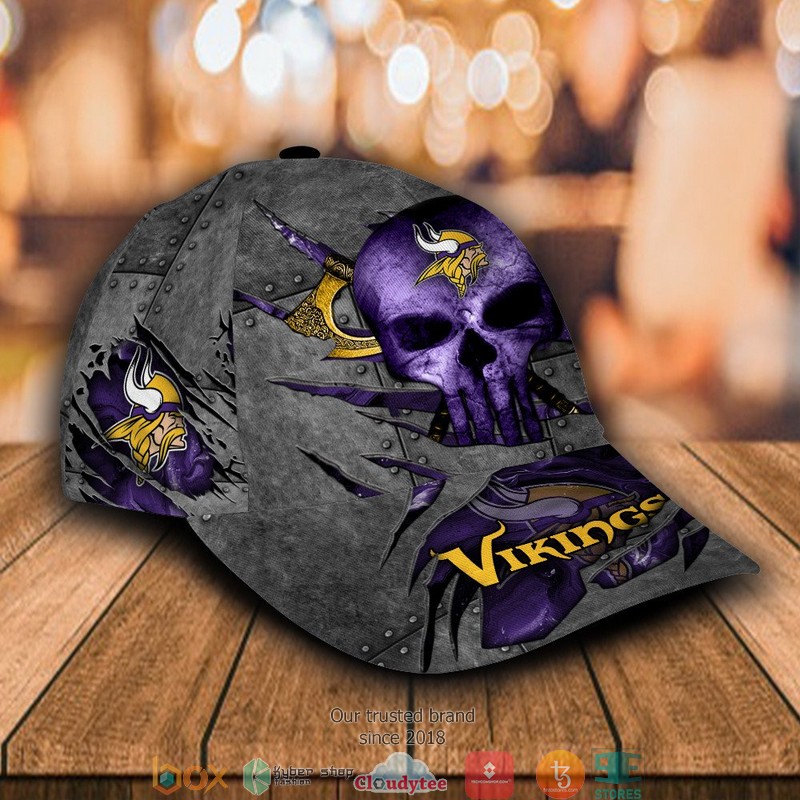 Minnesota_Vikings_Skull_NFL_Custom_Name_Cap_1