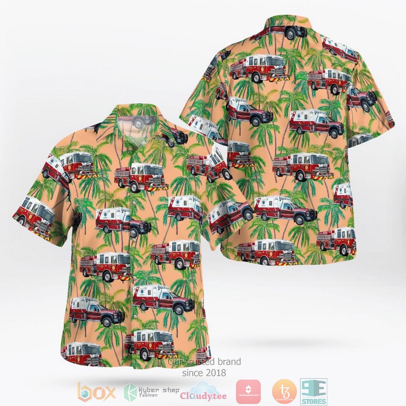 Modena_Pennsylvania_Modena_Fire_Company_Station_37_Hawaii_3D_Shirt