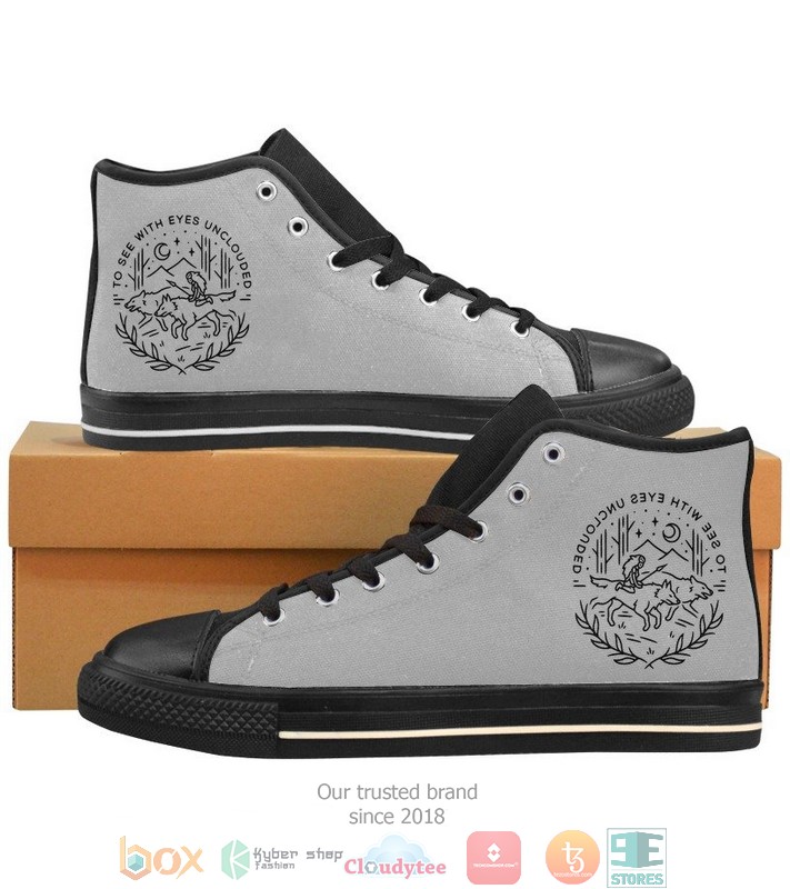 Mononoke_Hime_Grey_High_Top_Shoes_1