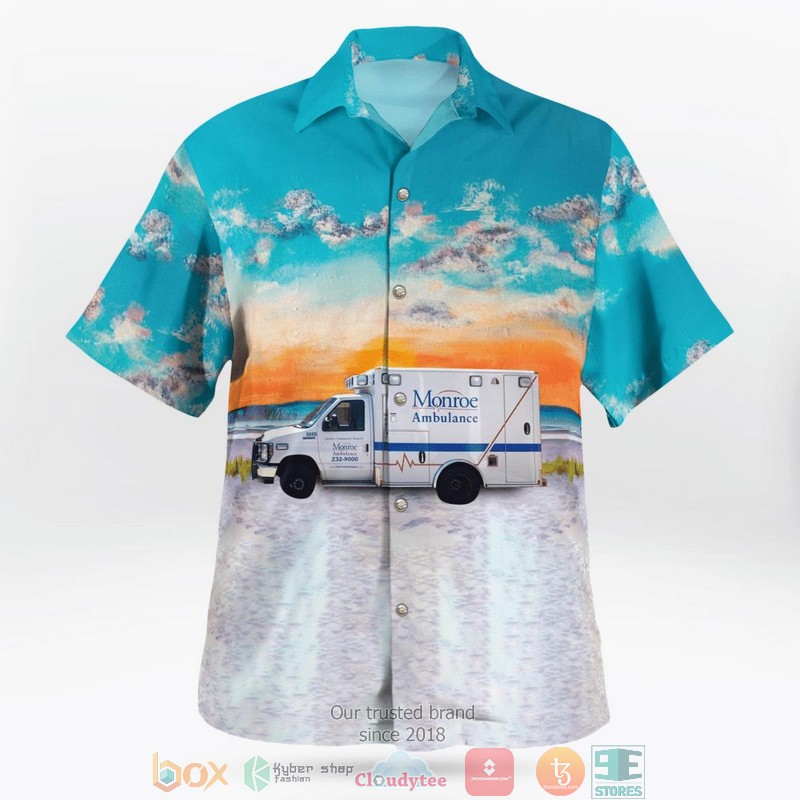 Monroe_Ambulance_Rochester_New_York_Fleet_Hawaiian_Shirt_1