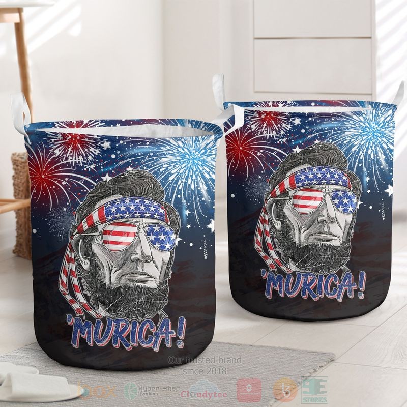 Murica_Independence_Day_Laundry_Basket