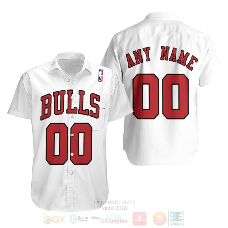 NBA_Personalized_Chicago_Bulls_Throwback_90S_White_Hawaiian_Shirt