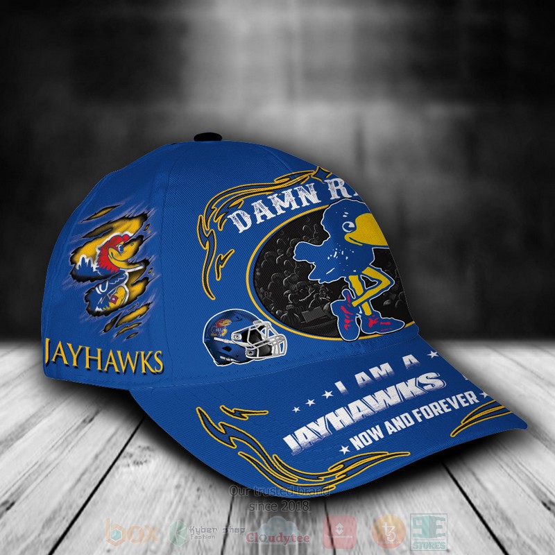 NCAA_Kansas_Jayhawks_Mascot_Custom_Name_Cap_1