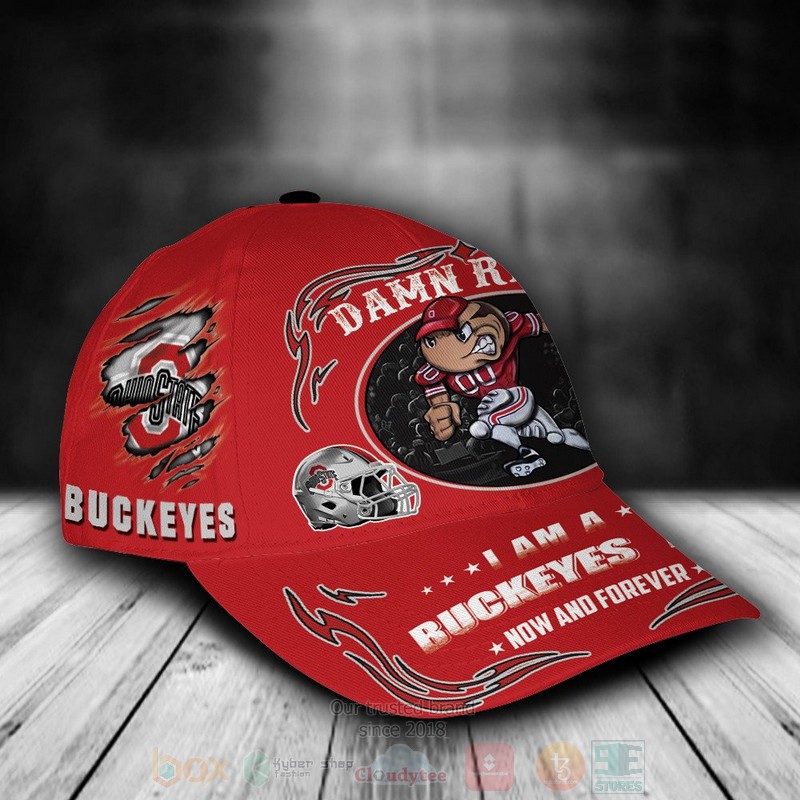 NCAA_Ohio_State_Buckeyes_Mascot_Custom_Name_Cap_1