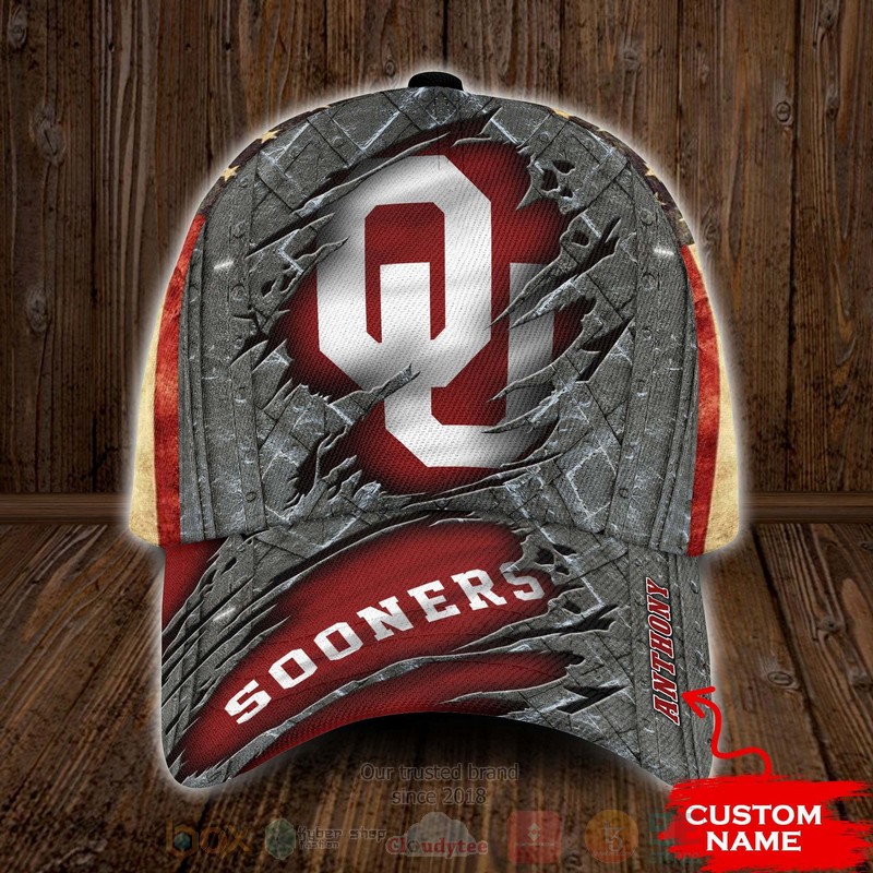 NCAA_Oklahoma_Sooners_Custom_Name_Cap
